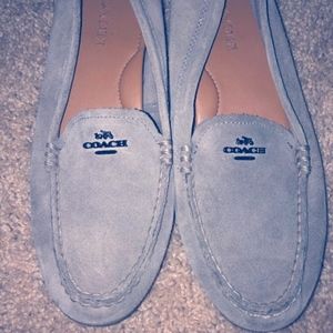 Coach Grey Loafers